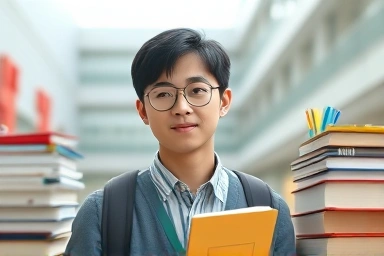 고등학교 입학 전 준비하는 학생 모습