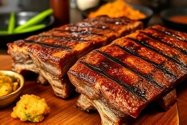 맛있게 구워진 LA갈비