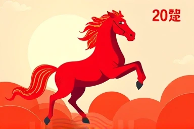 붉은 말의 해, 병오년 상징 이미지