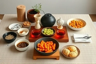 간소화된 설날 차례상 차림