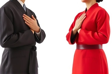 남녀 세배 공수법 차이