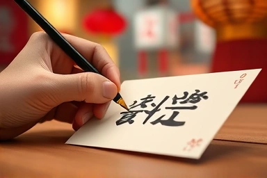 설날 인사말, 캘리그라피, 손글씨 카드