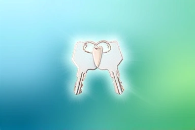 Symbolic hotel keys representing combined savings and benefits