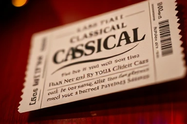 Abstract classical music ticket discovery