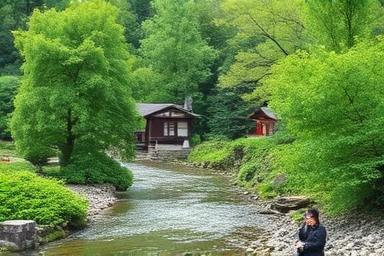 디지털 디톡스를 위한 비수구미 마을의 고요한 풍경