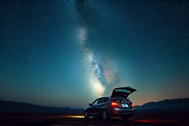 평창 육백마지기 밤하늘 별 관측, 은하수