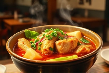 태백 물닭갈비 맛집의 푸짐하고 먹음직스러운 모습