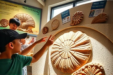 태백 고생대 자연사 박물관 내부, 아이와 함께 전시 관람