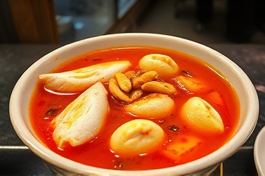 칼칼하고 시원한 국물의 원주 까치둥지 알탕