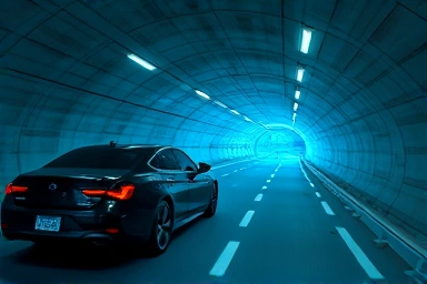 보령 해저터널 드라이브, 바다 속 터널 주행