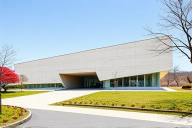 대전 이응노 미술관 외관과 주변 풍경