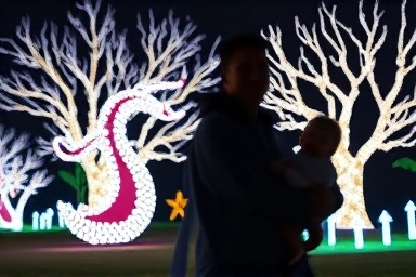 오월드 나이트 유니버스, 가족의 인생샷 명소