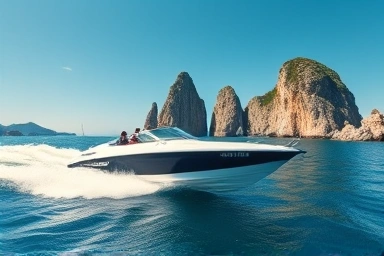 단양 도담삼봉 모터보트, 짜릿한 속도로 명소 감상