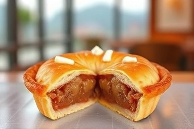 고소한 페스츄리와 알밤 앙금이 가득한 베이커리밤마을 밤파이