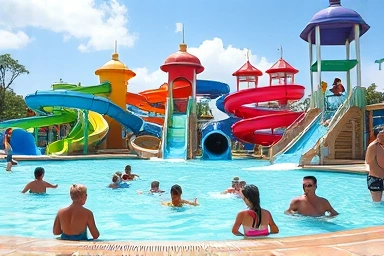 파라다이스 스파 도고 워터파크 전경