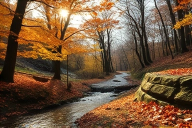 세조길 숲길과 가을 단풍