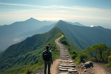 한라산 관음사 코스 전경