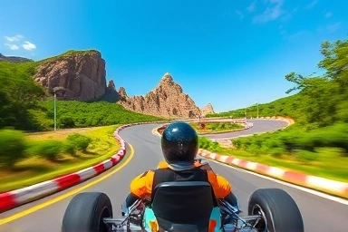 제주 981파크 그래비티 카트 레이싱 질주