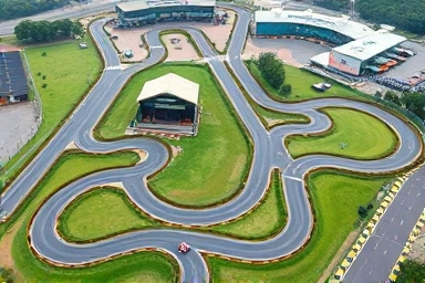 제주 981파크 전경과 카트 레이싱 트랙