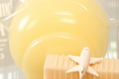 제주공항 한정판 바나나우유 우무 푸딩 클로즈업