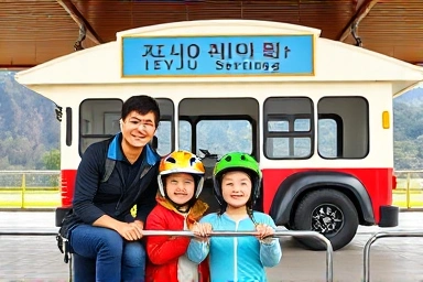 제주 가족 ATV 체험, 이색 포토존
