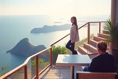 제주 카페 해일리 천국의 계단 포토존