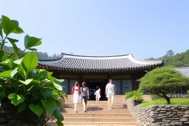 제주 추사관 외부 전경, 역사적 의미를 담은 건축물
