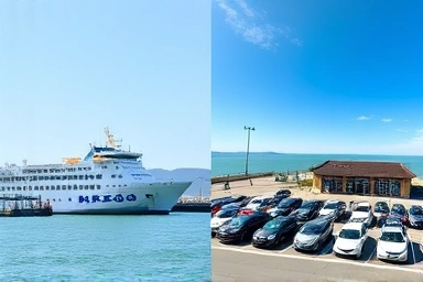 송악산항과 운진항 마라도 배편 출발 항구 비교