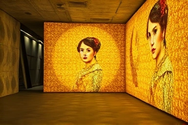 제주 빛의 벙커, 클림트 작품 전시