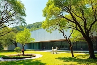 제주 현대미술관 외부 전경