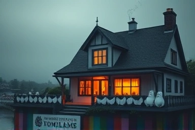 제주 무민랜드 운영 종료를 앞둔 무민하우스 전경