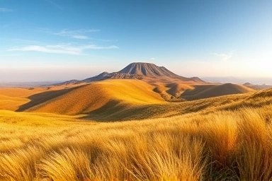 제주 산굼부리 가을 억새 풍경