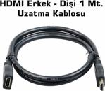 1 Metre Dişi Erkek Hdmi Kablo Hdmi Uzatma