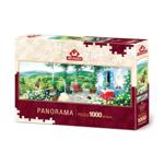 1000 Parça Panorama Puzzle : Verandadaki Misafir