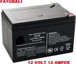 12 Volt 12 Amper 12Ah Kuru Ti̇p Bakimsiz Akü Pi̇l Batarya