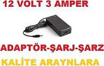 12 Volt 3 Amper Kamera Led Let Adaptör Şarj Ci̇haz Adaptör