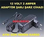 12 Volt Adaptör Mi̇ni̇ Scart Uydu Alicisina Uygun Kali̇teli̇ 12V 2A