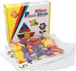 125 Parça Ahşap Eğitici Puzzle Tangram Blocks Blok Seti Oyuncak