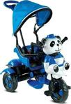 127 Little Panda Ebeveyn Kontrollü Tenteli Müzikli Tricycle Üç Teker Bisiklet -mavi