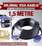 1,5 Metre Vga Kablosu Bi̇lgi̇sayar Möni̇tör Arasi Kablosu Kali̇teli̇