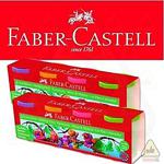2 Adet - Faber Castell 4 Renk Oyun Hamuru Su Bazli 2X440Gr
