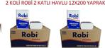 2 Koli̇ - Robi Dispenser Z Katlı Havlu 12X200 Yaprak - Firsat Paketi̇