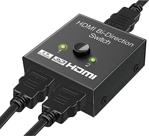 2 Port Çi̇ft Yönlü Hdmi Splitter 4494P Switch Çoklayici Çoğaltici