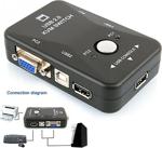 2 Port Usb Kvm Swi̇tch 2 Pc Kasa Tek Kontrol