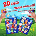 2 Set - 20 Parça Tox Evcil Hayvanlar Ve Aile Bireyleri Parmak Kukla T772 T752