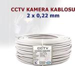 200 Mt. Cctv Güvenlik Kamera Kablosu 2+1 0.22 Mm