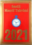 2021 Yılı Küçük Boy Saatli Maarif Takvimi