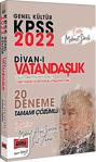 2022 Kpss Genel Kültür Divanı Vatandaşlık Tamamı Çözümlü 20 Deneme Yargı Yayınları