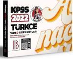 2022 Kpss Türkçe Video Ders Notları