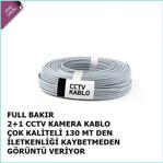 2+1 Cctv Güvenli̇k Kamera Kablosu